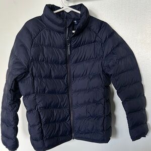 Navy Blue Puffer Jacket